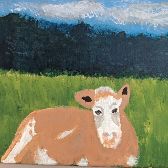 Original painting of a farm animal - Picture 1 of 1